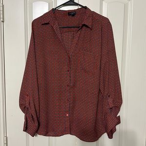 The Limited Ashton XL button down blouse